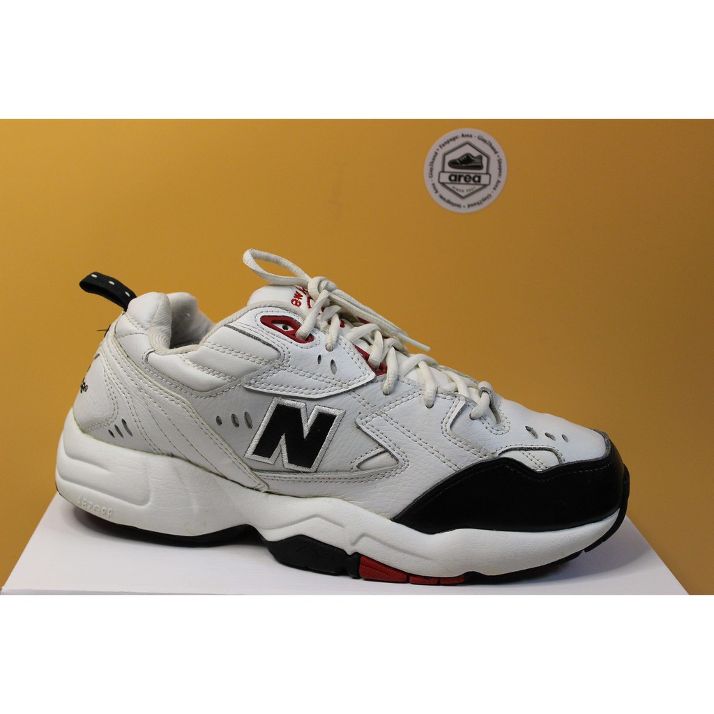 Giày New Balance 608 White Black Running Shoes WX608RV1-nam/nữ-Size 42.5