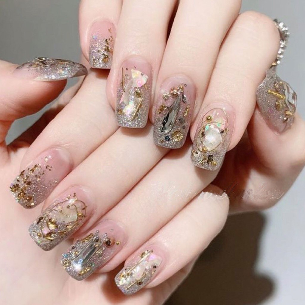 Phụ kiện nail giá rẻ giá tốt uy tín xà cừ nail xà cừ vân đá trang trí móng kiểu hàn quốc VUA SƠN AS