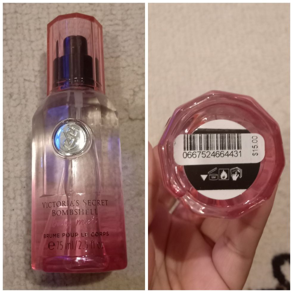 Xịt thơm toàn thân tông nước hoa size mini Victoria’s Secret Bombshell 75mL