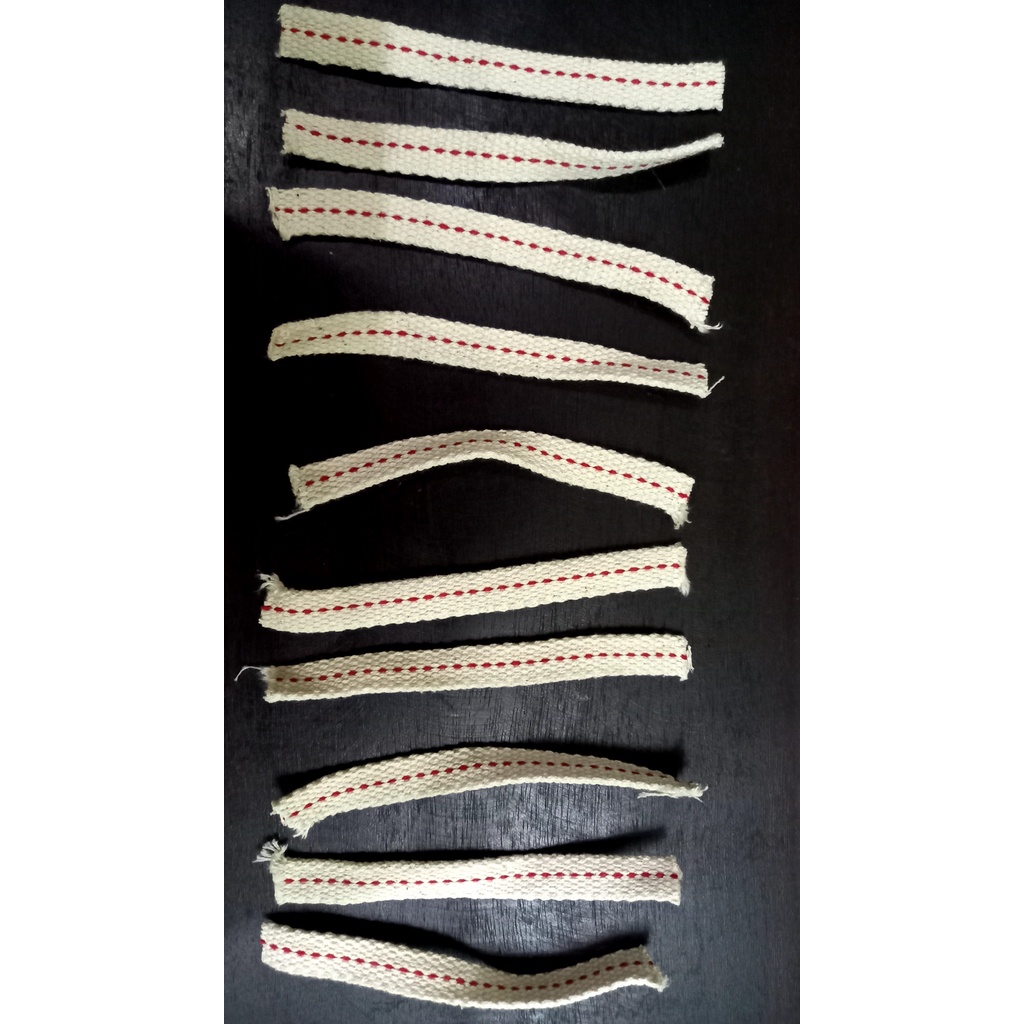 Combo 10 bấc đèn bão  loại 10cm đèn derco trang trí, tim đèn bão 10 cái dài 10cm 1 cái