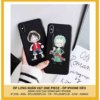 Ốp lưng iphone Nhân vật One Piece trơn - Ốp iphone 5/5s/6/6s/7/8/7plus/8plus/Xs/Xsmax/11/11promax  G4-5