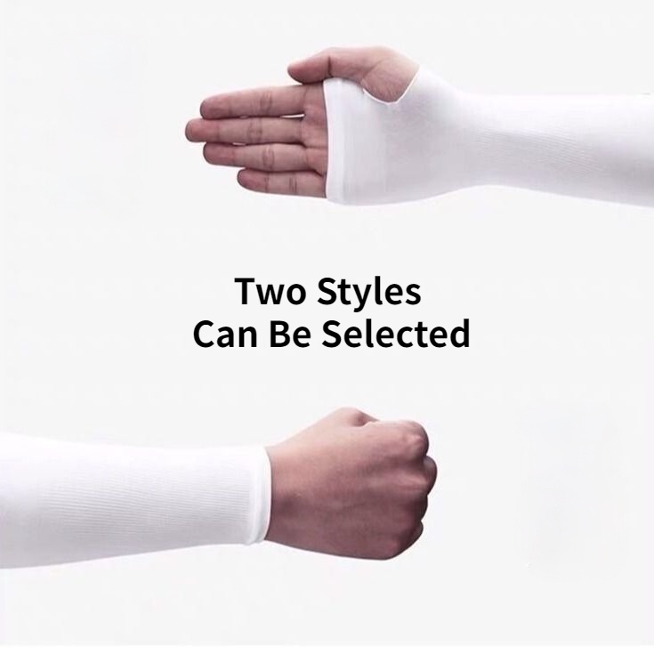 Cặp găng tay dài hở ngón bảo vệ da chống nắng dành cho nam và nữ