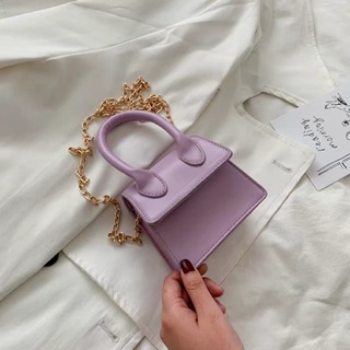 Túi mini dây xích màu pastel