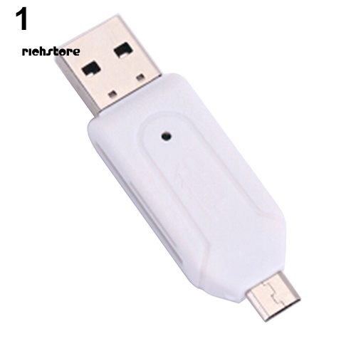 Đầu Đọc Thẻ Nhớ Micro USB TF SD 2 Trong 1 Cho PC Điện Thoại | BigBuy360 - bigbuy360.vn