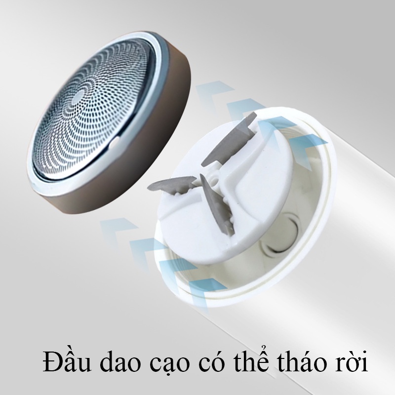 Máy cạo râu mini Nhật Bản cực hot 2022 - dòng máy cạo râu nam cầm tay nhỏ gọn bỏ túi du lịch cực tiện lợi