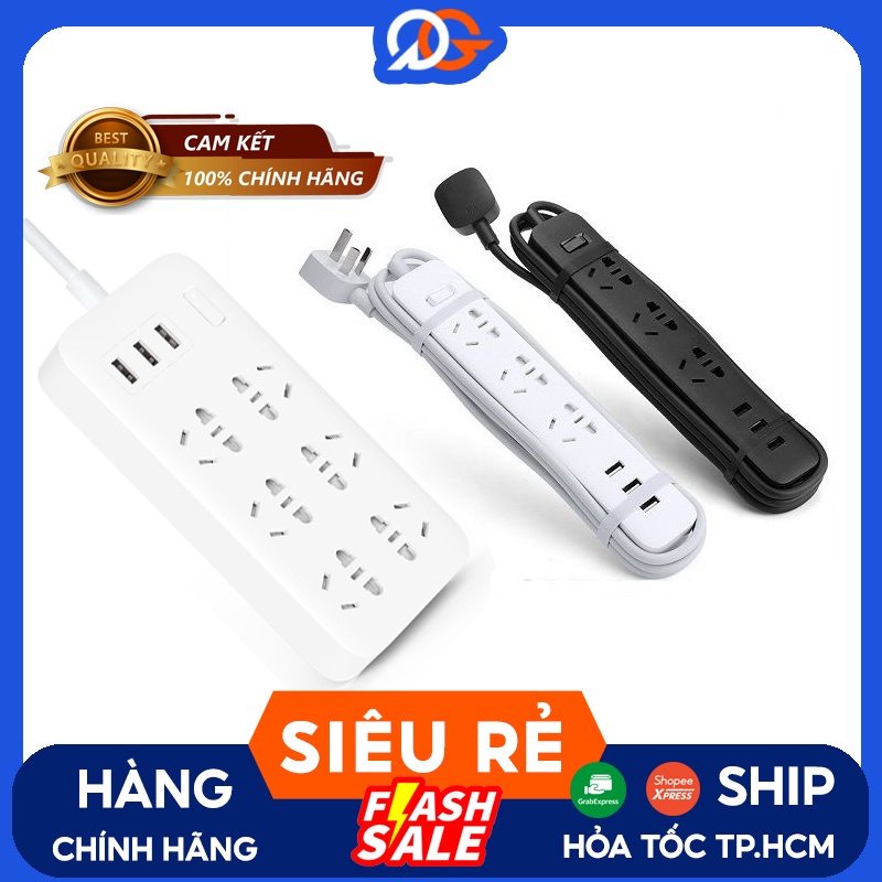 Ổ Cắm Điện Xiaomi Mijia Power Strip 27W 3 cổng USB sạc nhanh