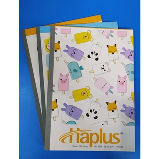 Hải tiến vở kẻ ngang haplus 80/120/200 trang.