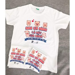 [SỈ LẺ GIÁ RẺ] Áo gia đình, áo nhóm 👨‍👩‍👧 Chất cotton co dãn 4 chiều, thoáng mát, đủ size và màu