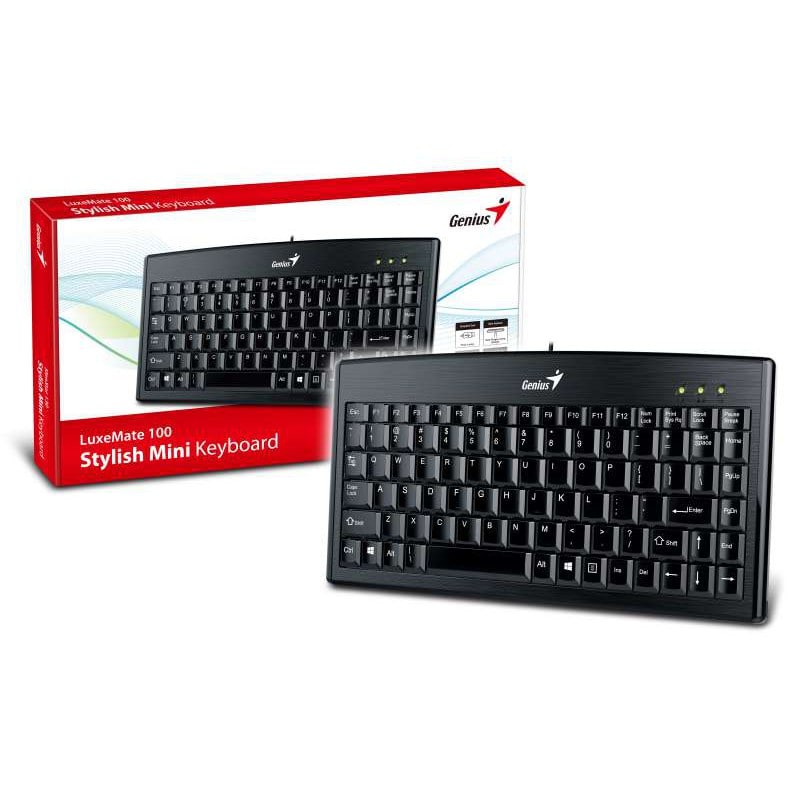 Bàn Phím cổng usb mini Genius Luxemate 100 - Hàng chính hãng
