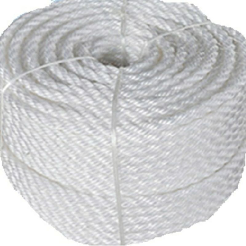 5M dây thừng trắng 4mm, 6mn, 8mm, 10mm. dây tơ, dây thừng