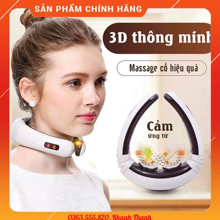 Máy massage cổ 3D cảm ứng xung điện từ KL 5830 - Máy massage cổ vai gáy Neck Massager KL-5830