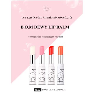 Son Dưỡng Có Màu B.O.M Dewy Lip Balm 4.5g