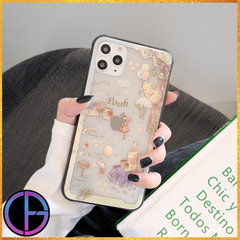 Ốp Điện Thoại Hình Gấu Pooh Đáng Yêu Cho Iphone 11 Pro Max Se Xr Xs I 7 I 8 Plus | BigBuy360 - bigbuy360.vn
