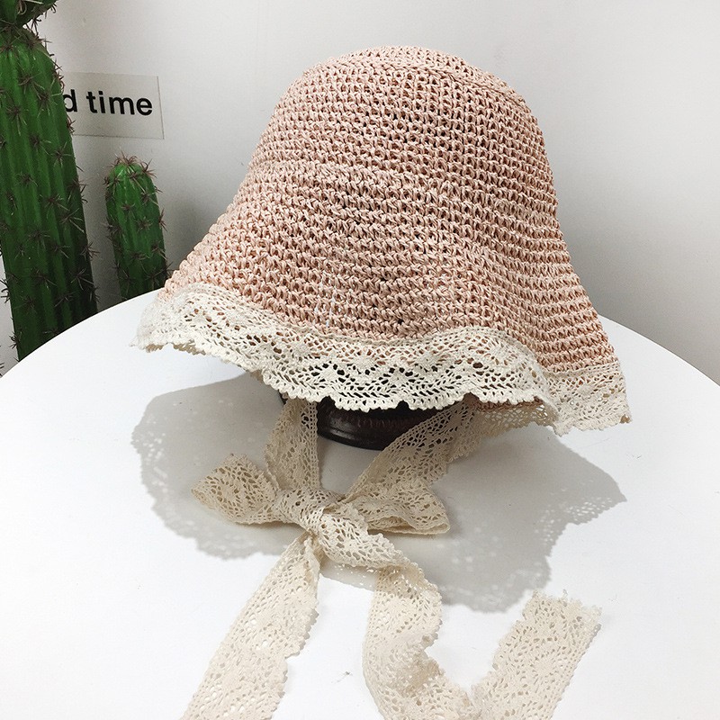 Nón Cói Chống Nắng Vành Ôm Viền Ren Cực Xinh P1300