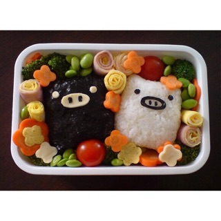 Bộ 3 khuôn cơm bento Nhật cho bé
