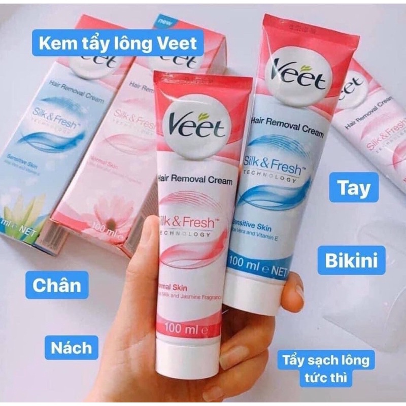 Tuýp tẩy lông veet