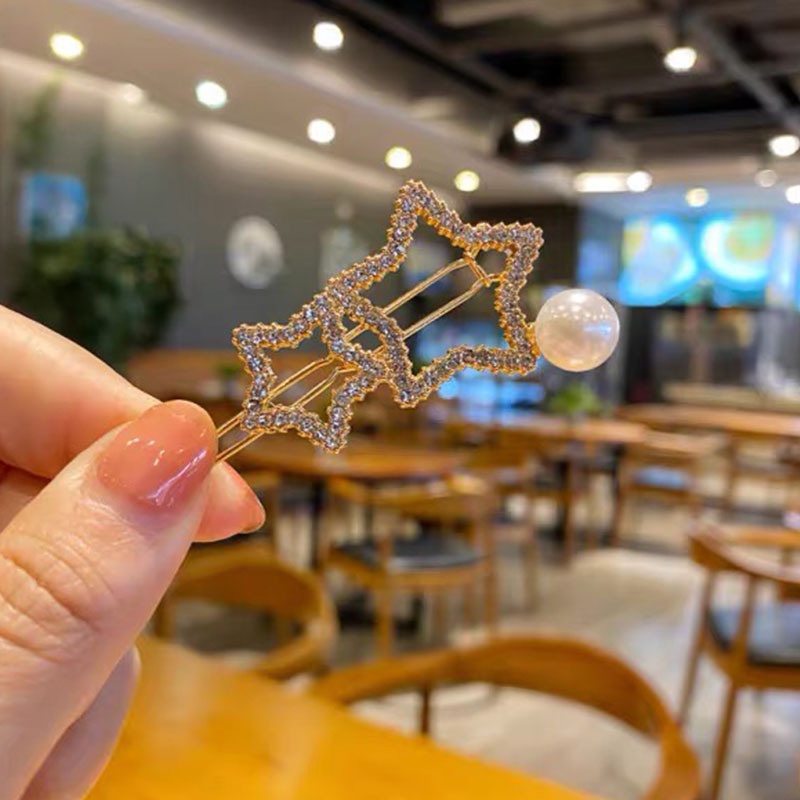 Kẹp Tóc Hình Hoa / Sao Biển / Ngọc Trai Thời Trang 2022 Cho Bé Gái