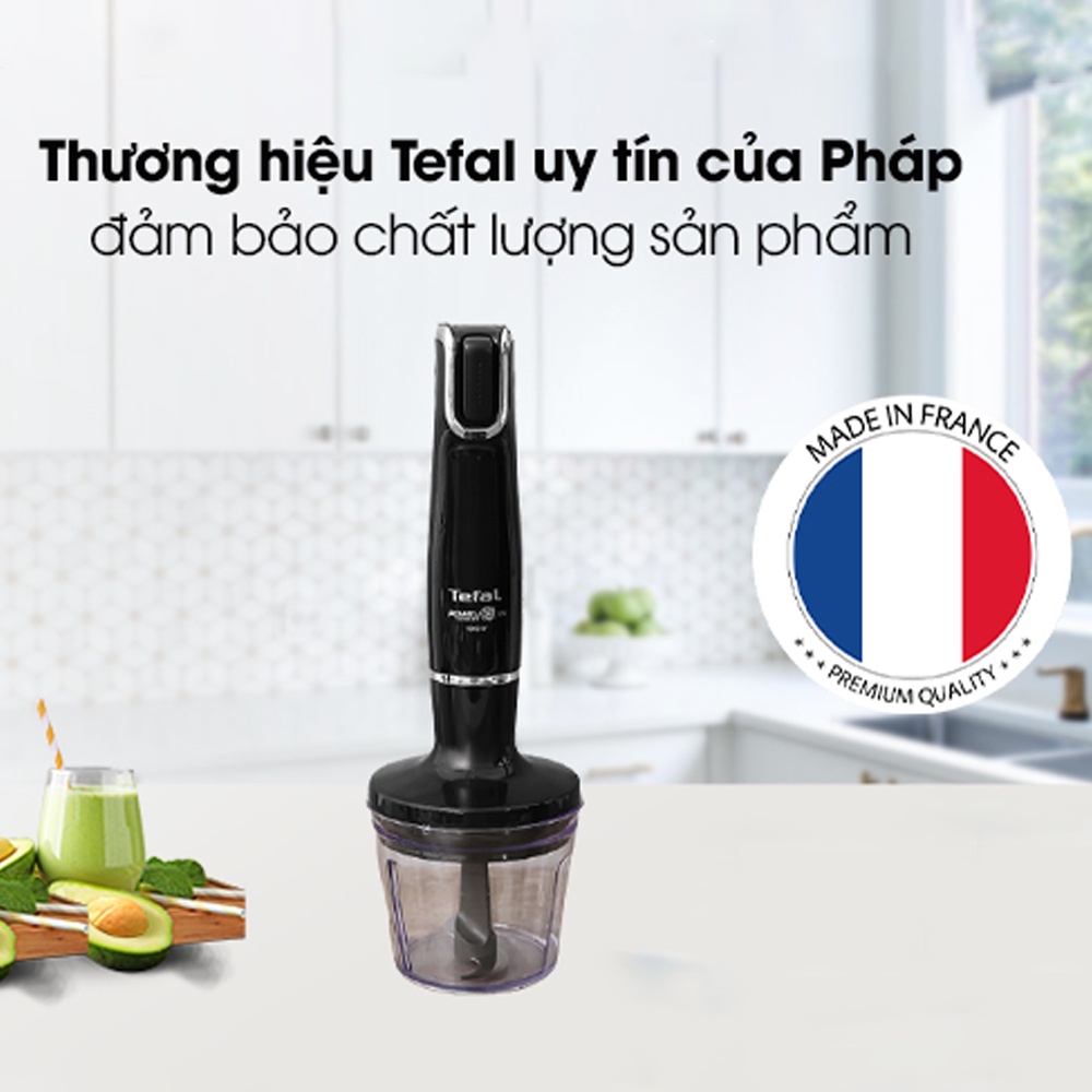 Máy Xay Sinh Tố Cầm Tay Thương Hiệu Pháp Tefal HB943838 – Có Xay Thịt – Bảo Hành 24 Tháng