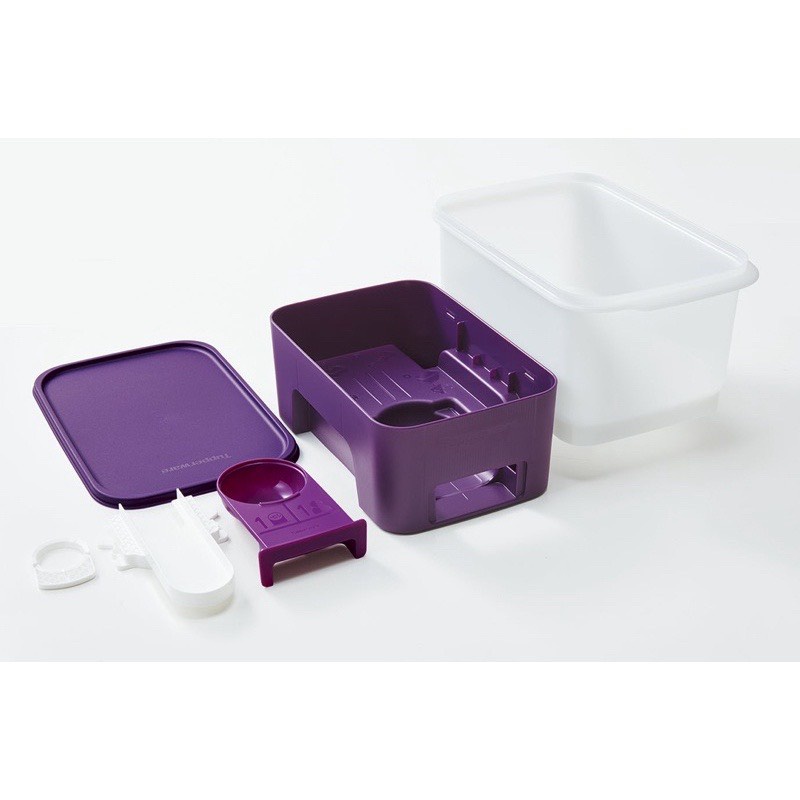 Thùng gạo Tupperware Rice Smart Junior 5kg - Hàng chính hãng - Bảo hành trọn đời - Nhựa nguyên sinh an toàn cho sức khỏe