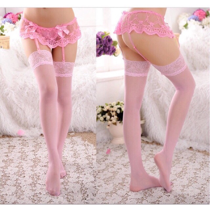 Quần kẹp tất lưới sexy