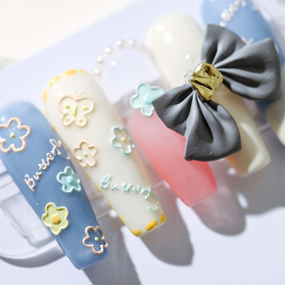 JARRED Miếng Dán Trang Trí Móng Tay 5D Phong Cách Nhật Bản Độc Đáo