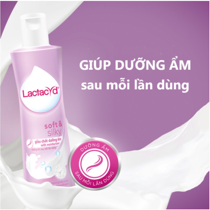 Dung dịch vệ sinh phụ nữ Lactacyd 150ml ngày dài tươi mát, nước rửa phụ khoa - Shop Viloet