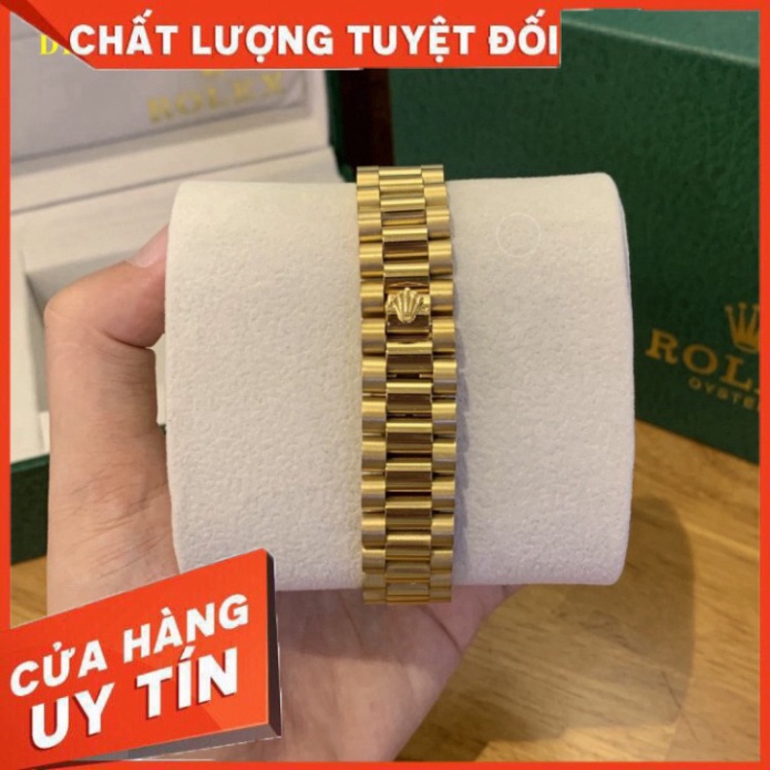 Đồng hồ nam Rolex - viền đá dây kim loại chống nước - DH501 MTP-STORE