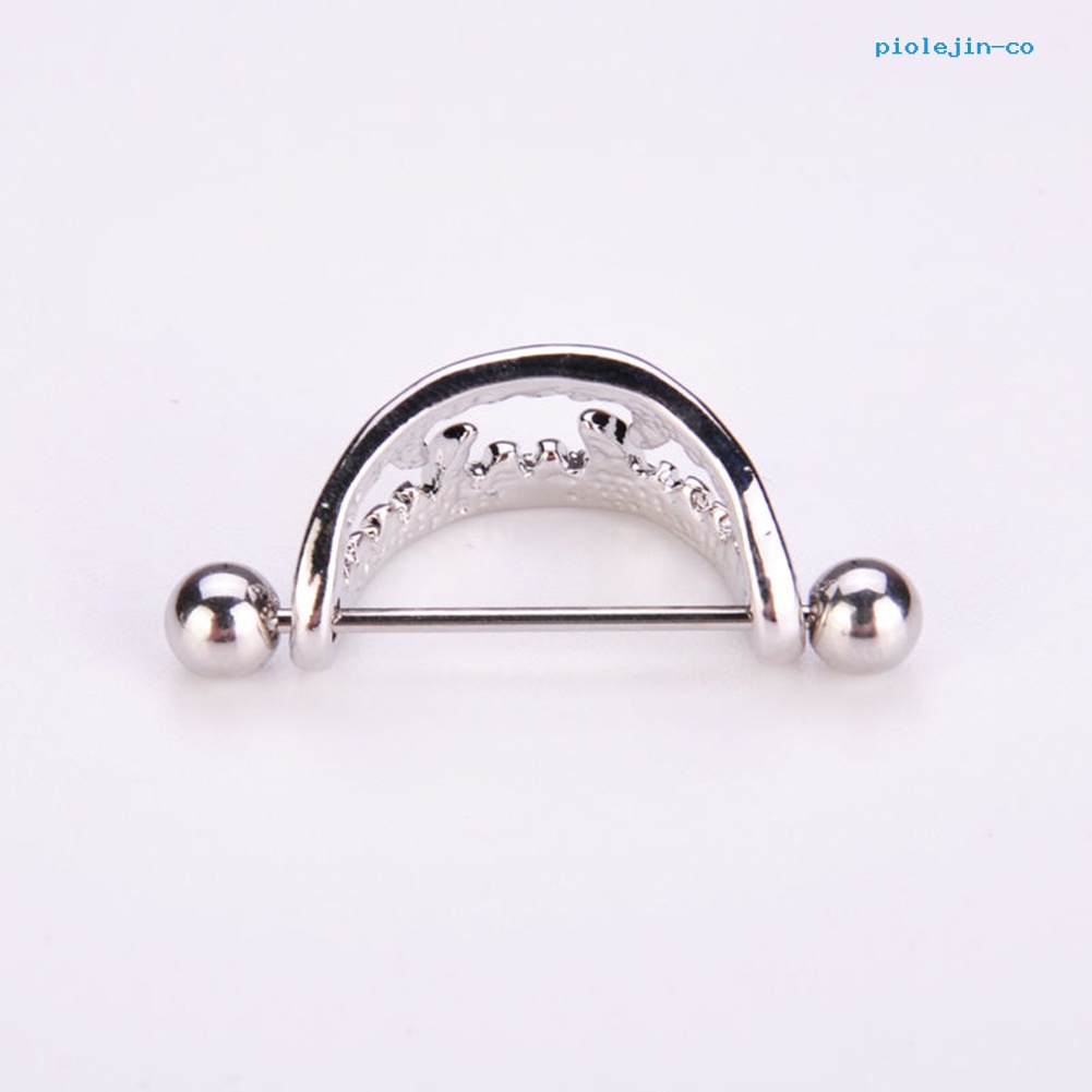 [po] Khuyên Xỏ Cơ Thể Bằng Thép Phẫu Thuật Hình Hoa / Trái Tim