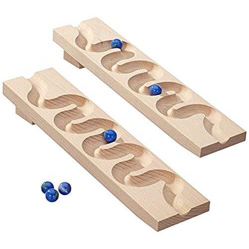 Đường Chạy Quanh Co - Đường Đua Bi Chạy Bằng Gỗ Tự Nhiên (Marble Run Race ASRM)
