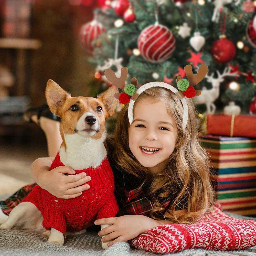 Băng Đô Cài Tóc Hình Tuần Lộc Giáng Sinh Ngọt Ngào Cho Nữ