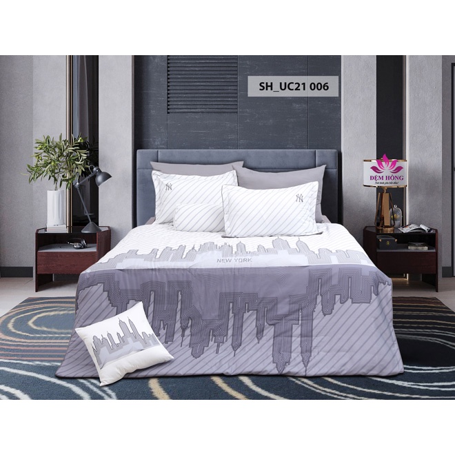 Bộ chăn ga gối Sông Hồng dòng Urban cao cấp 2021-2022