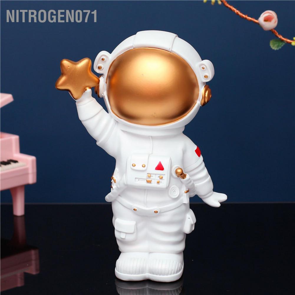 Nitrogen071 Astronaut Light Decorative Synthetic Resin Ornaments Table Lamp for Living Room Wine Cabinet