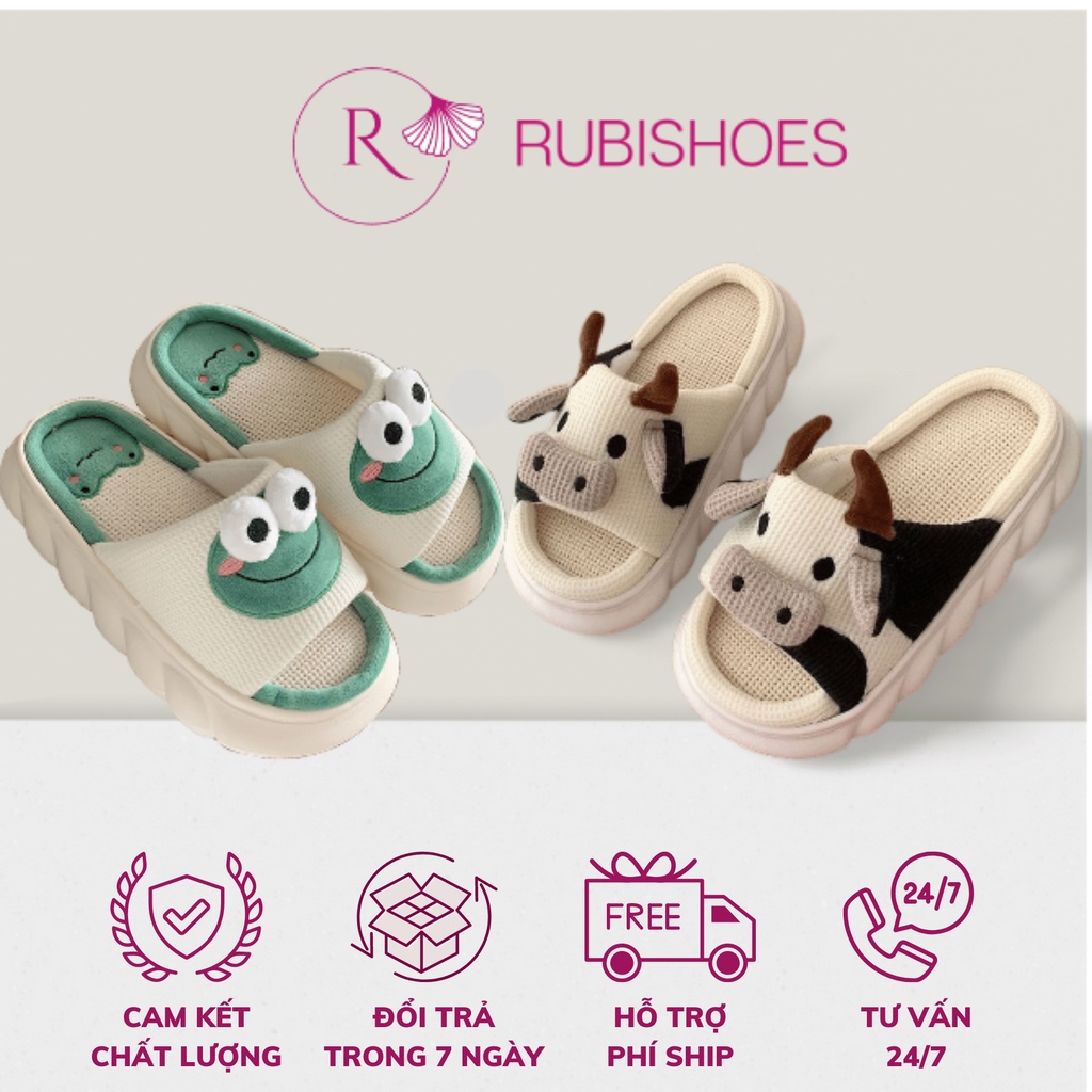 🐸 DÉP ẾCH XANH🐸🐄DÉP BÒ SỮA🐄 HOT HIT MẪU MỚI NHẤT 2022-RUBISHOES