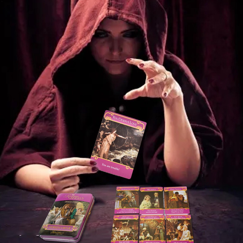 Hộp 44 Thẻ Bài Tarot Bằng Sắt Độc Đáo