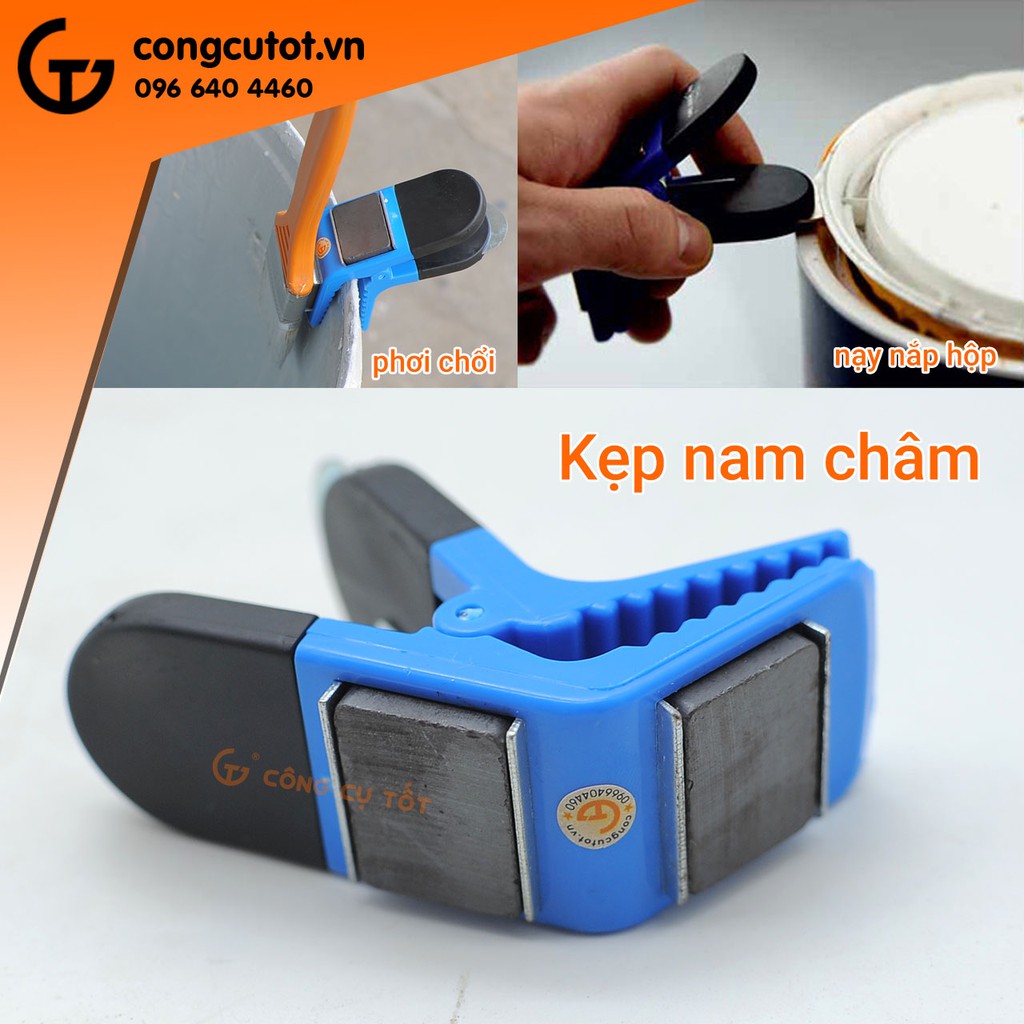 Kẹp nam châm, kẹp phơi chổi, kẹp giữ bút vẽ