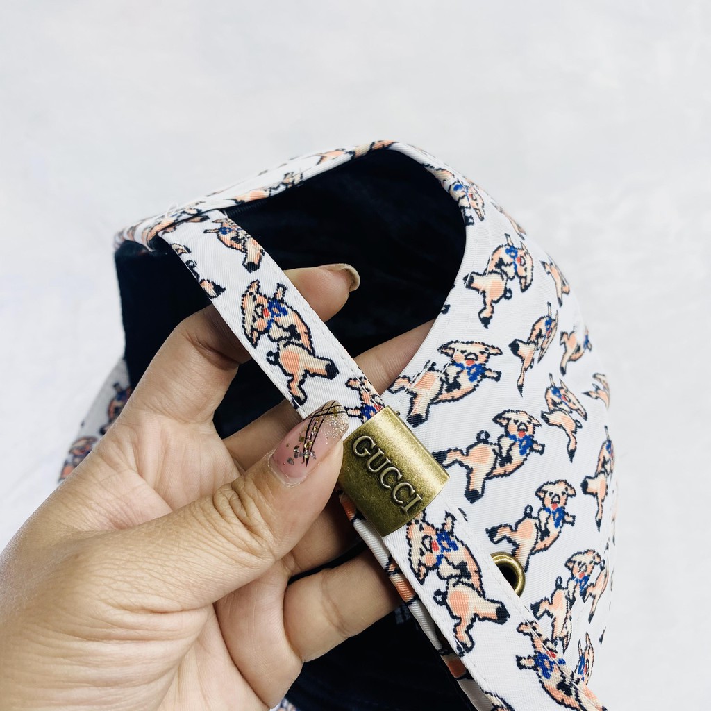 Nón lưỡi trai nữ thời trang in hình, logo thêu, hàng cao cấp, 2 lớp nét căng