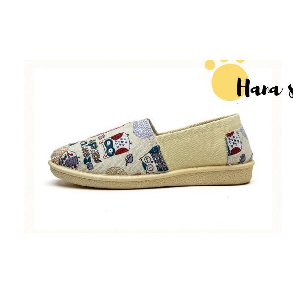 Hình thật_ GL3 Giày lười slip-on nữ phong cách vintage | BigBuy360 - bigbuy360.vn