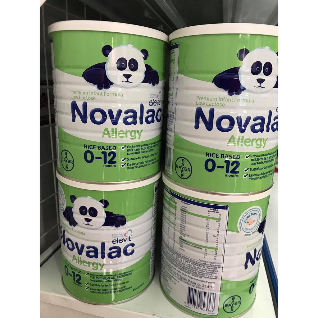 Sữa Novalac Úc 800g (dành cho trẻ dị ứng đạm sữa bò)