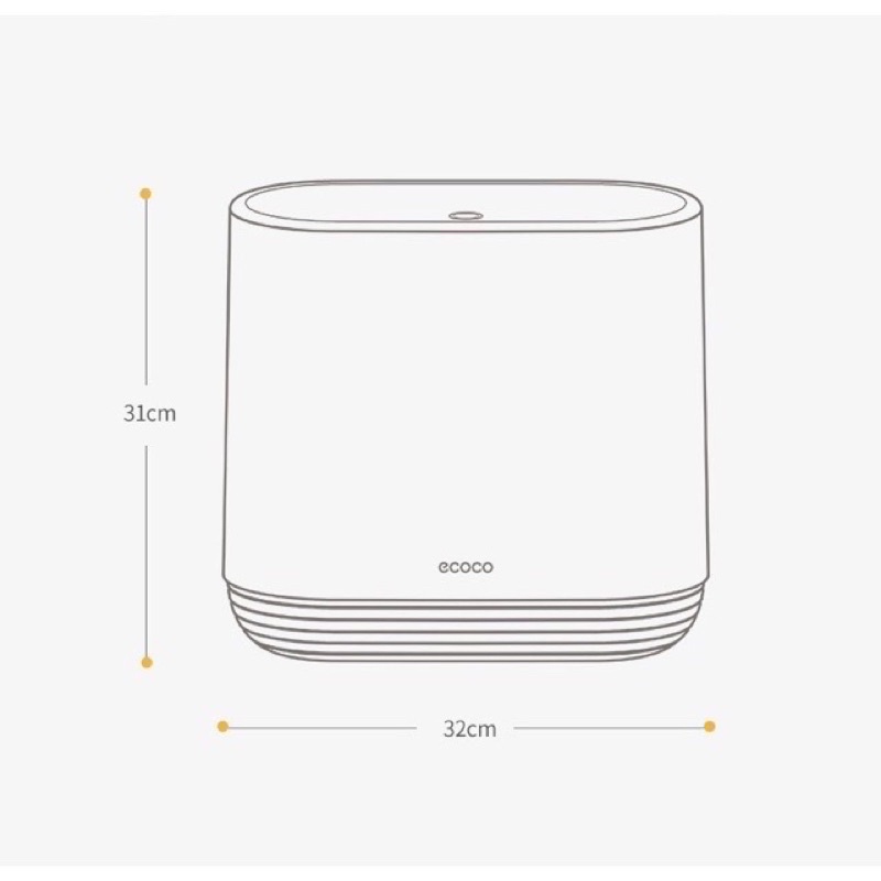 Thùng rác tự động Ecoco cao cấp