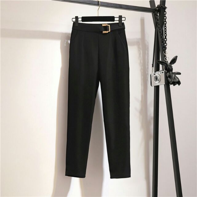 Quần baggy vải