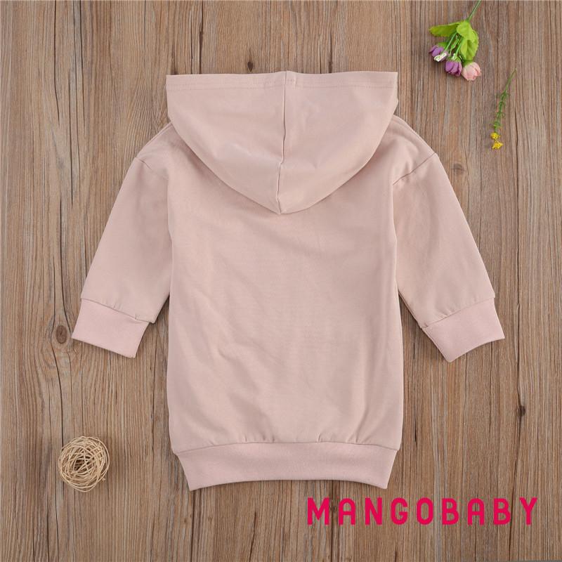 Đầm Sweater Tay Dài Kiểu Dáng Dễ Thương Xinh Xắn Cho Bé Gái Từ 1-5 Tuổi