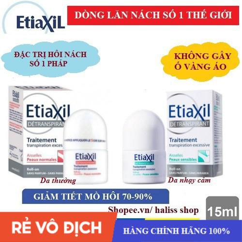 [CÓ TEM] Lăn nách Etiaxil giảm hôi nách - hết ố vàng áo - giảm tiết mồ hôi - lăn khử mùi etiaxil số 1 Pháp