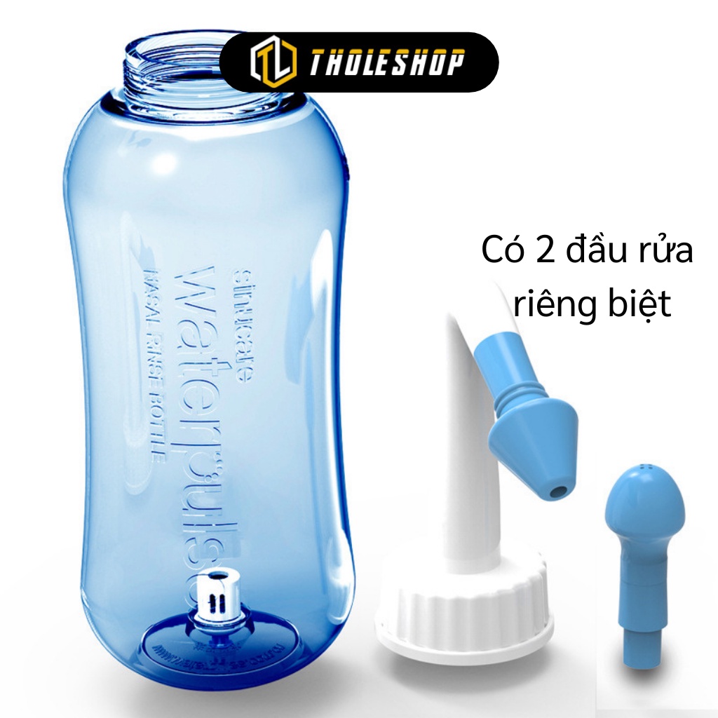 Bình Rửa Mũi - Bình Làm Sạch Mũi Water Plus 2 Đầu Rửa Cho Người Lớn Và Trẻ Em 6332