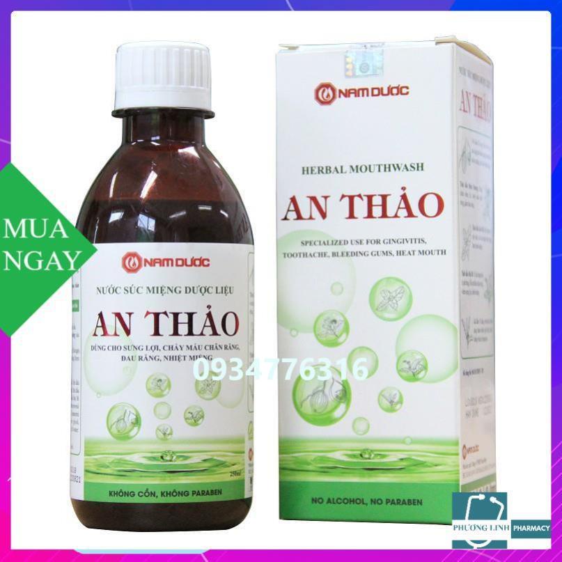 NƯỚC SÚC MIỆNG AN THẢO- SẢN PHẨM CẢI THIỆN TÌNH TRẠNG VIÊM LỢI, HÔI MIỆNG