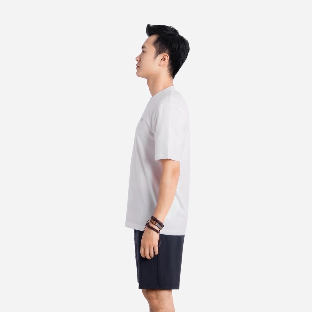 Áo thun nam cổ tròn CIZA vải cotton co giãn mặc thoáng mát thấm hút mồ hôi size S M L XL  ATNR54