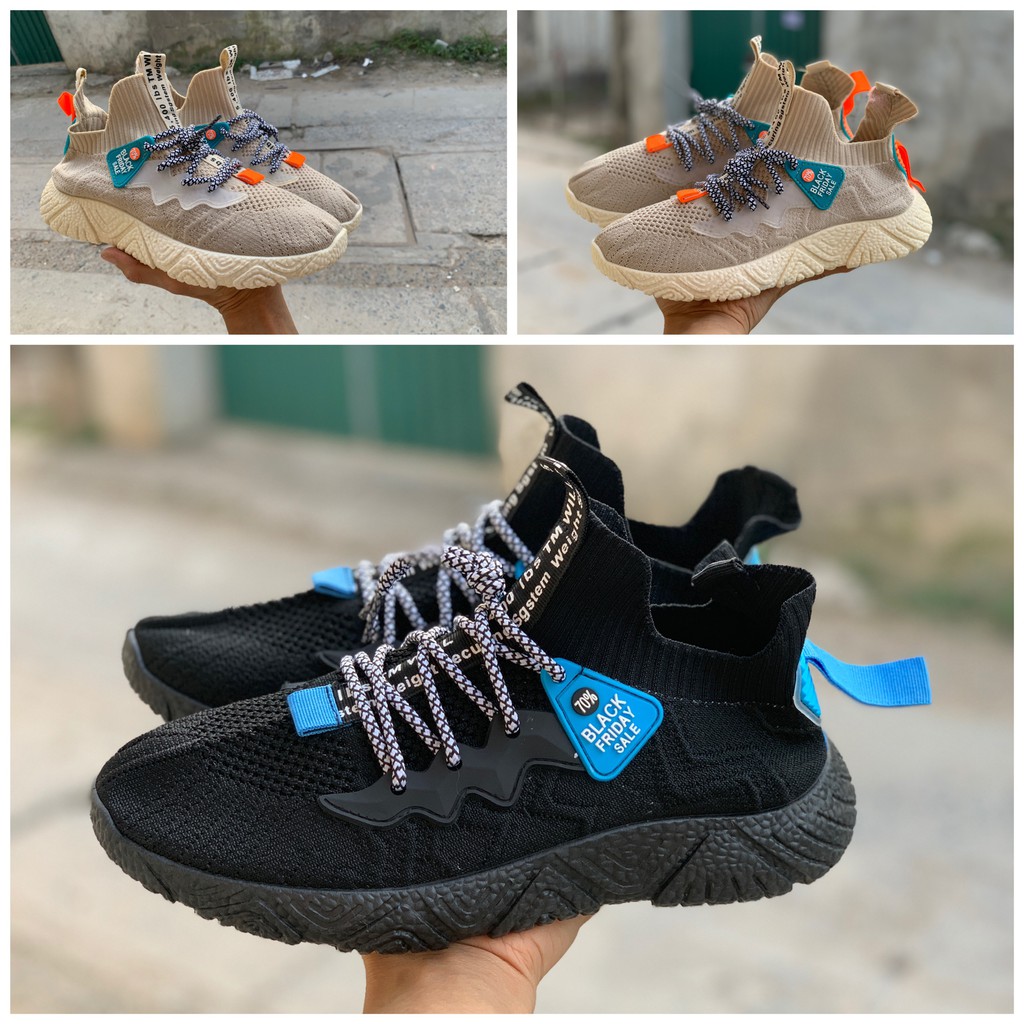 [Mã FAMAYMA2 giảm 10K đơn 50K] (Ảnh Thật) Giày thể thao nam đế siêu nhẹ siêu êm Blacksale friday | BigBuy360 - bigbuy360.vn