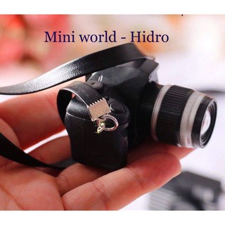 Máy ảnh chụp hình mini có đèn và nhạc cho búp bê. Đồ chơi máy ảnh