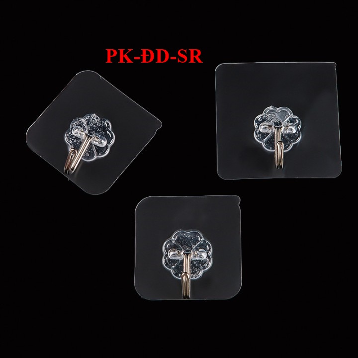 Móc dán tường Hình hoa trong suốt - Siêu Rẻ
