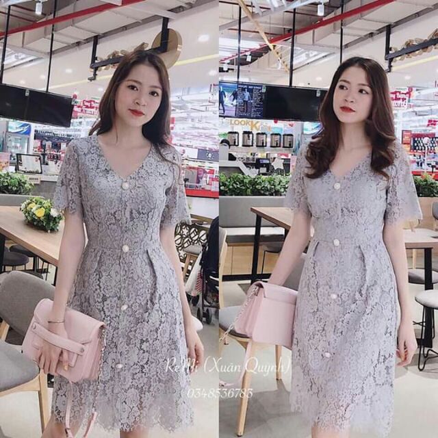 Váy Ren Thiết Kế (ẢNH THẬT + VIDEO TỰ QUAY) | BigBuy360 - bigbuy360.vn