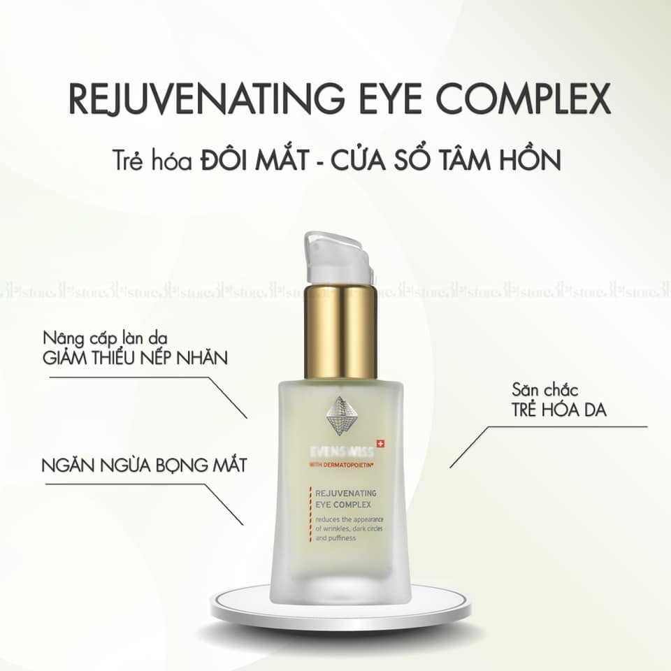Tinh chất trẻ hóa mắt Evenswiss Rejuvenating Eye Complex